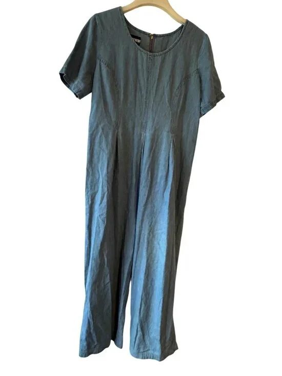 Vintage Bedford Fair Lifestyles Denim Jumpsuit - 16 - Picture 2 of 12